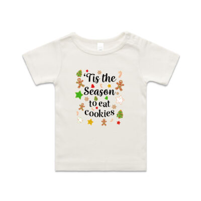  ‘Tis the Season to Eat Cookies Baby and Toddler Tee Thumbnail